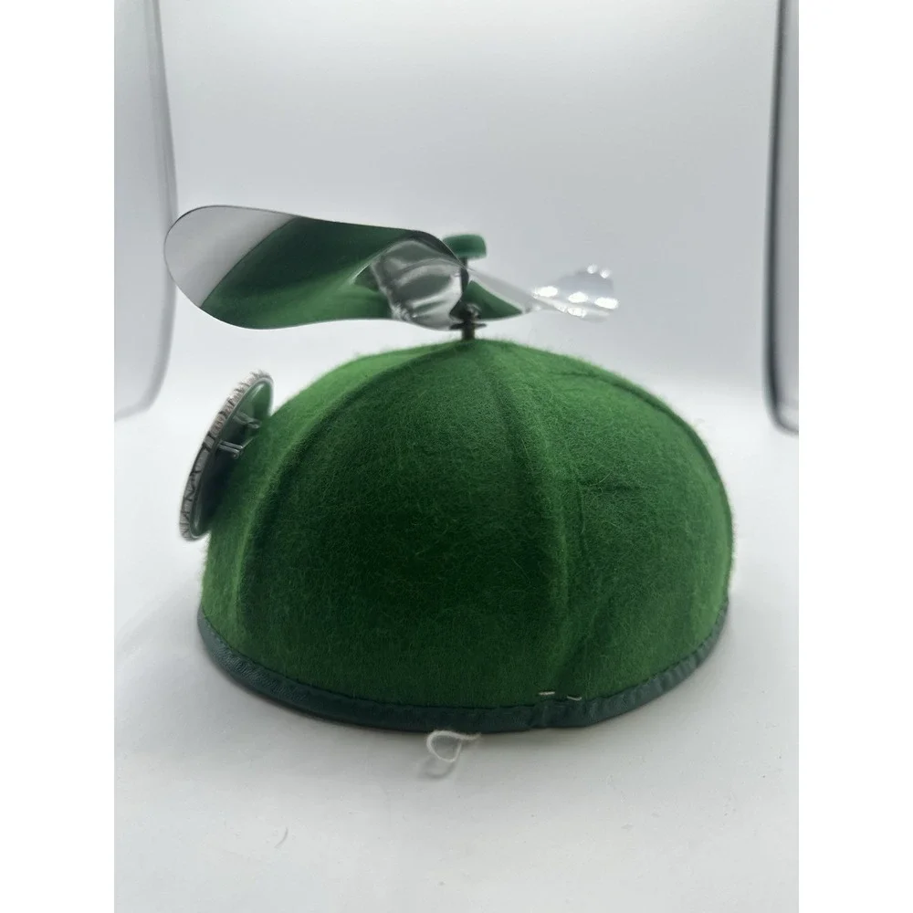 Vintage Jhats Old Fogey Propeller Hat Green Novelty Helicopter Cap USA