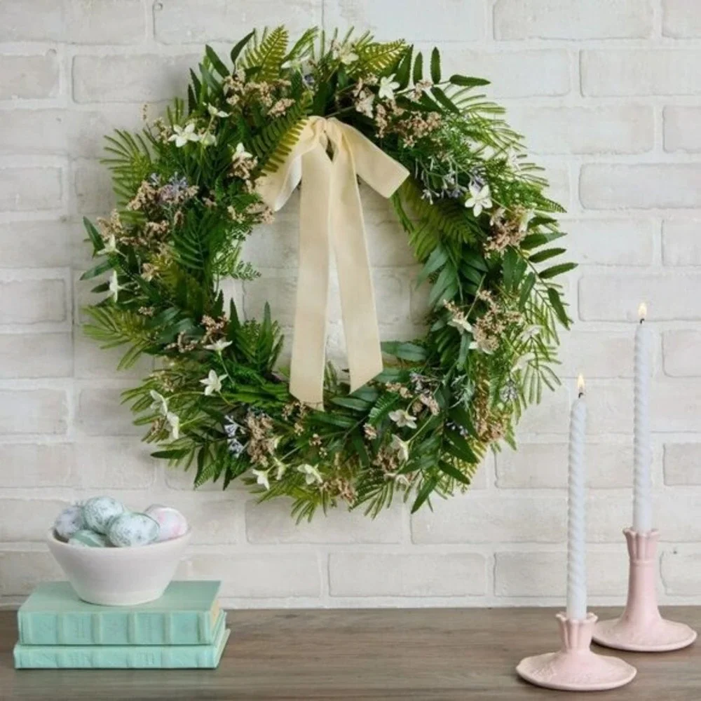 My Texas House greenery wreath