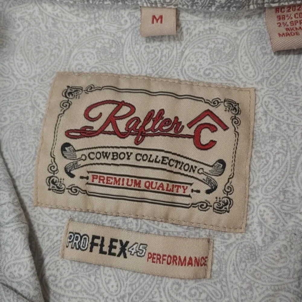 Rafter C snap shirt rodeo