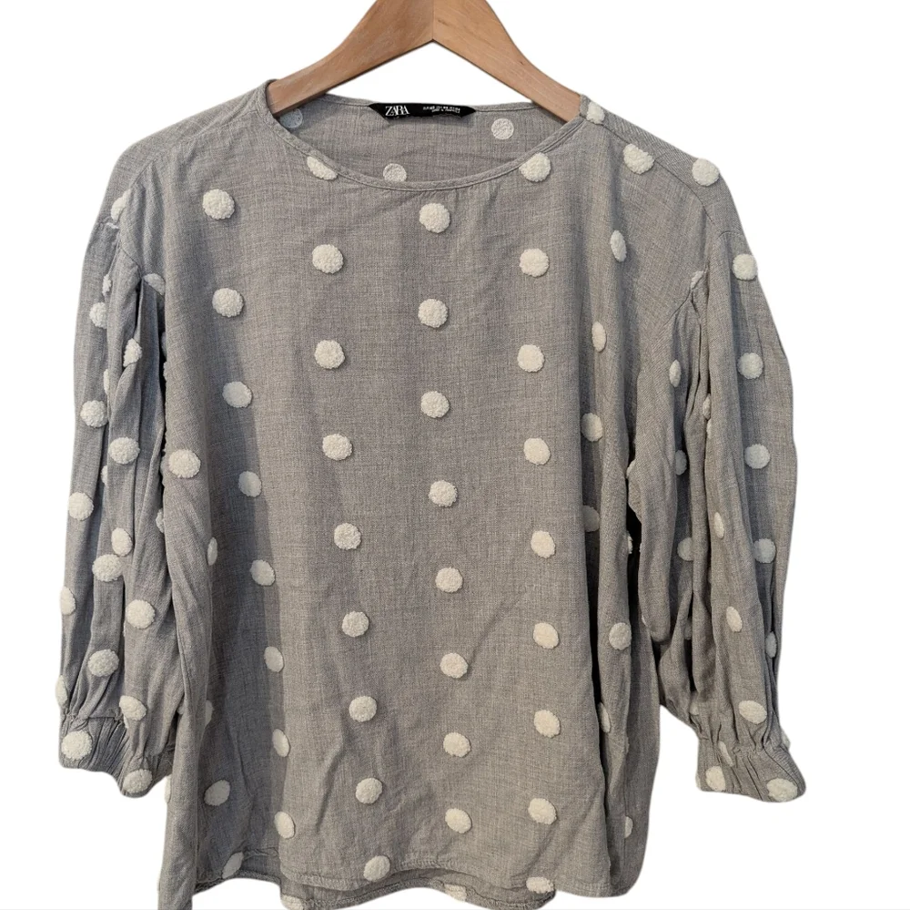 Zara puff sleeve