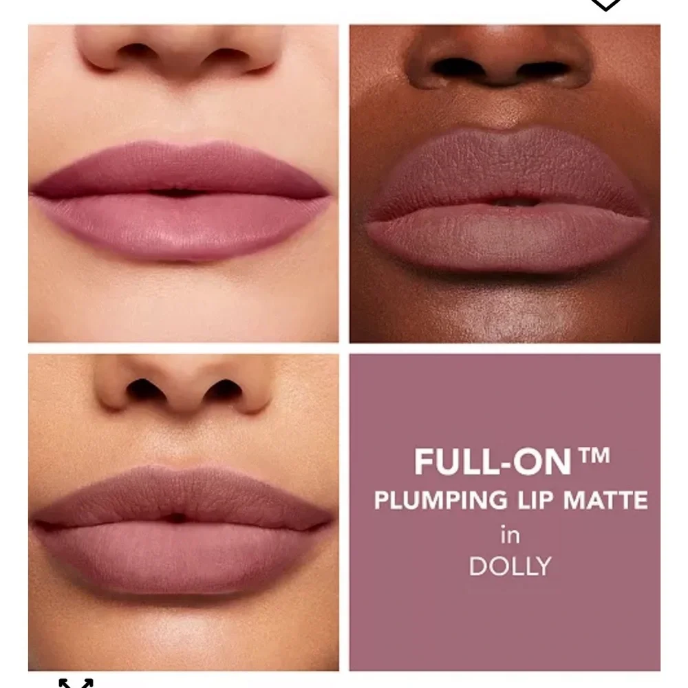 BUXOM Full-On Plumping Lip Matte in Dolly Full Size .14 Oz 4.2