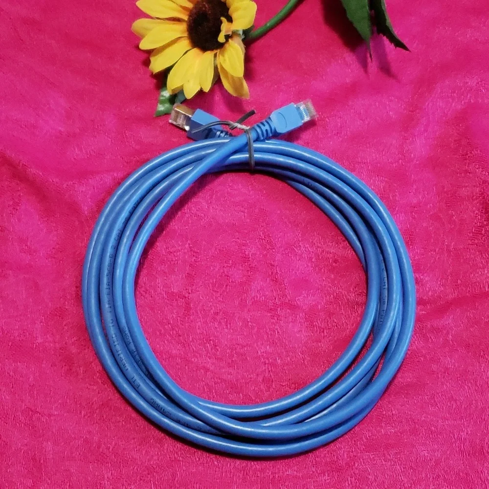 Cat 5e 10' patch cord Blue 