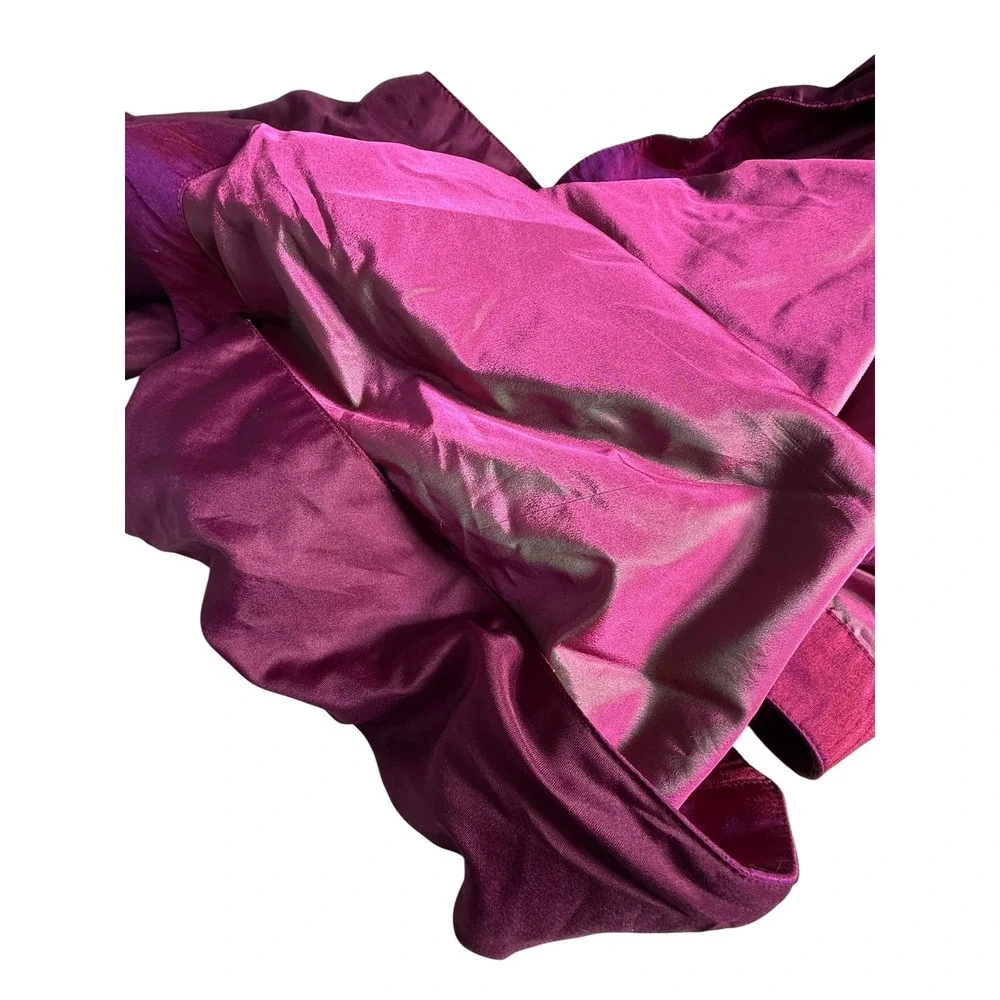 Vintage Iridescent Magenta Table Runner Y2K Fairy Boho Whimsical Witchy 92x24