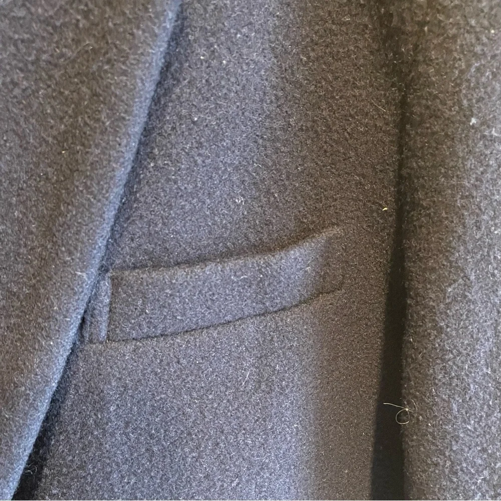 VINTAGE Eddie Bauer Jacket Large Wool Coat Blazer 90s Thick Heavy