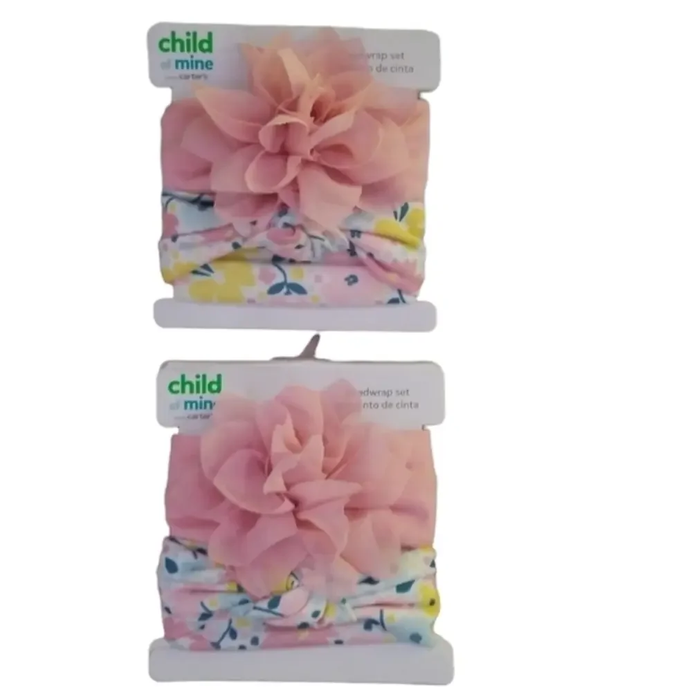 NWT Bundle 2- Carters Child of Mind Head Bands Lot of 2,‎ for 3-6 months
