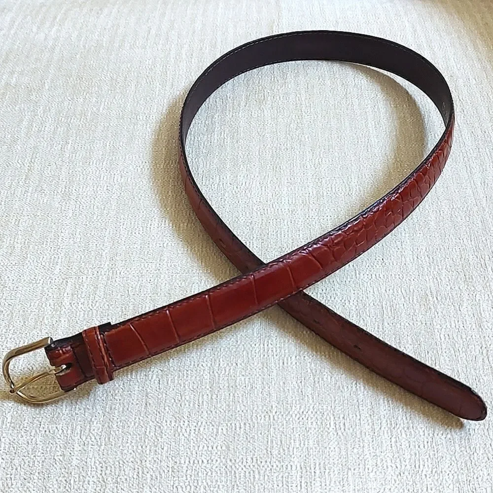 Vintage gator cowhide