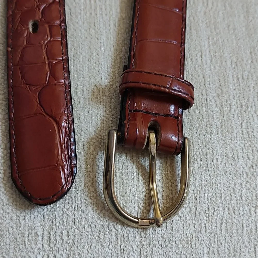 Vintage gator cowhide