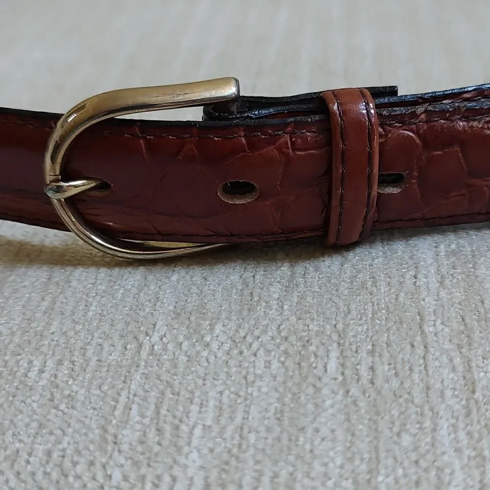 Vintage gator cowhide