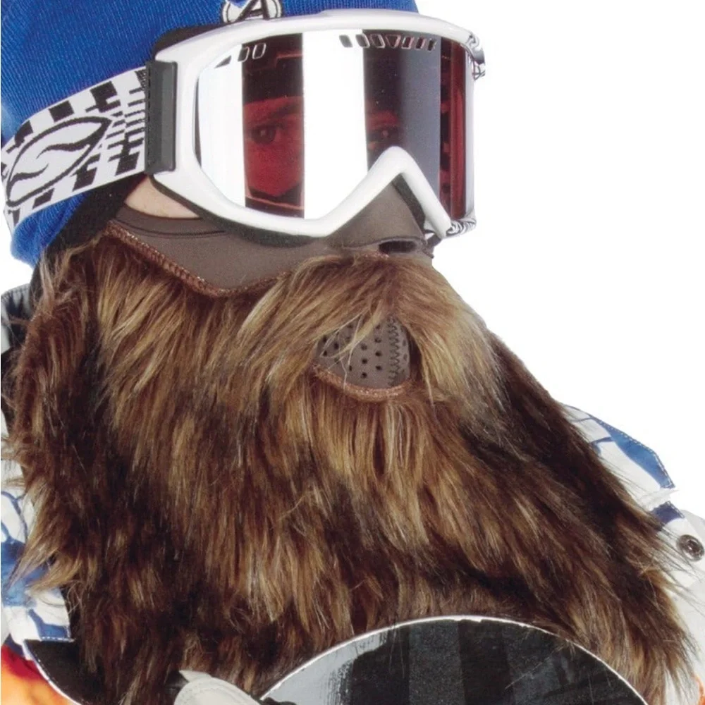 Beardski Faux Fur Beard Mask for Cold Weather