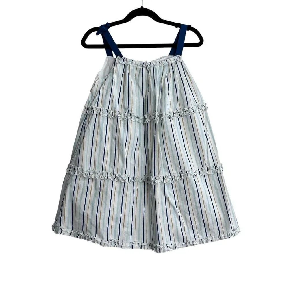 Disney Stitch Sleeveless Striped Sun Dress for Girls Size 5