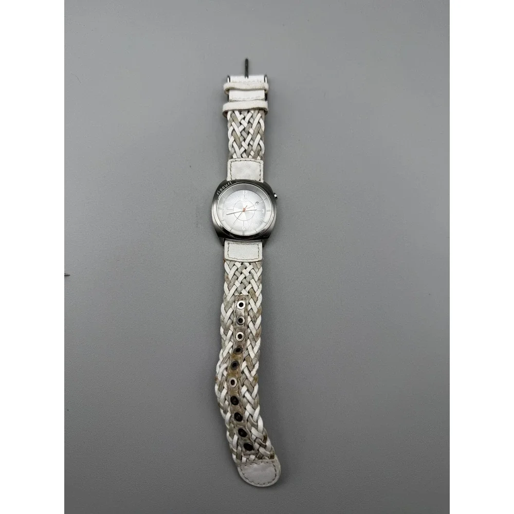 Rip Curl Cortez Surf Watch White Leather Band 100M Quartz Womens Vintage №1145