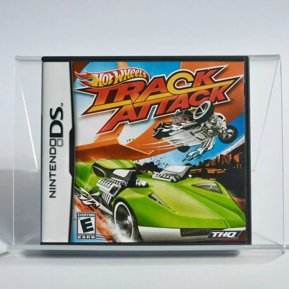 Nintendo DS Hot Wheels Track Attack Video Game Disc Case & Manual
