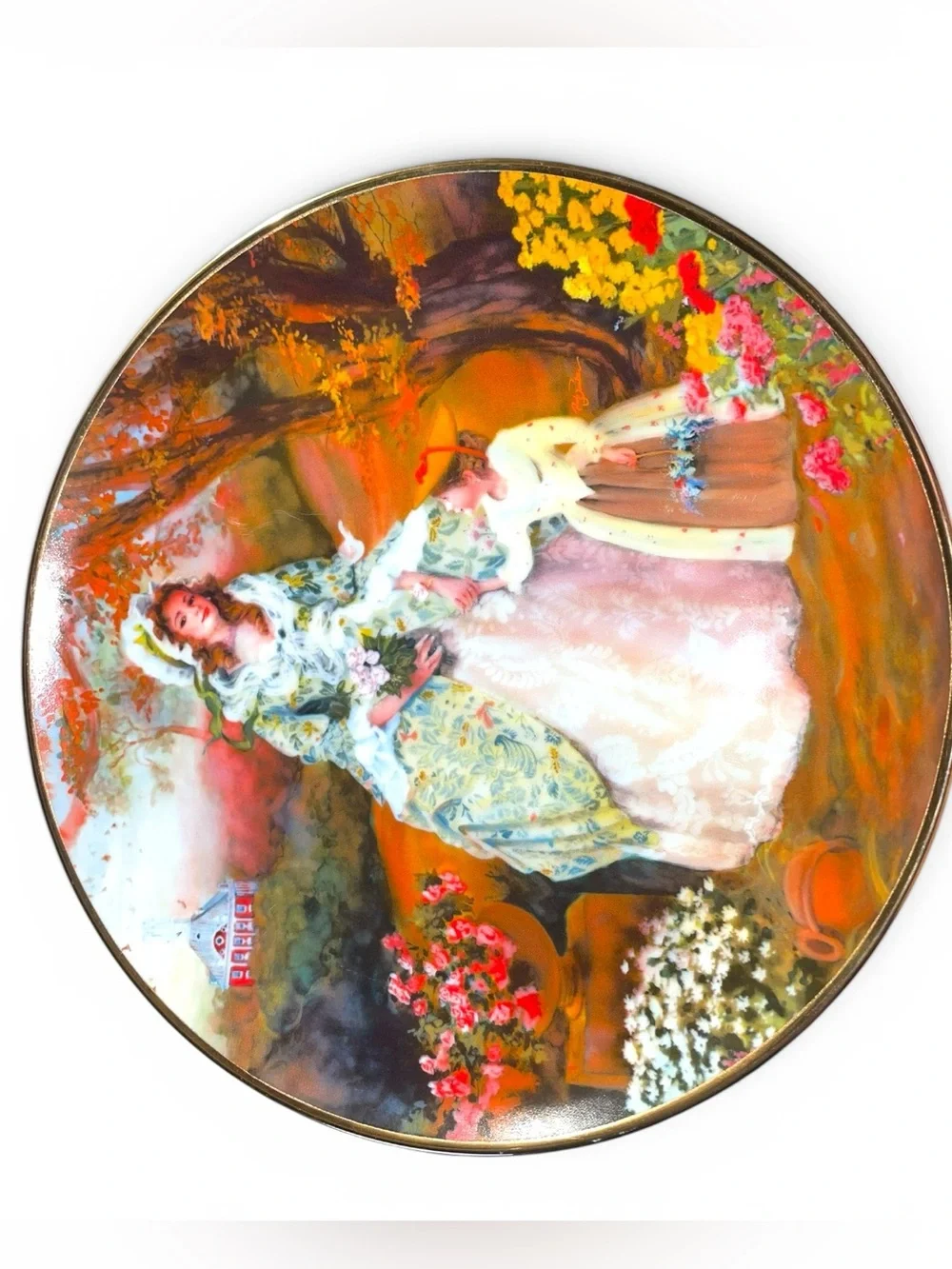 Elizabeth Bob Guge Collectible Bridal Plate #2449M Vintage 1986