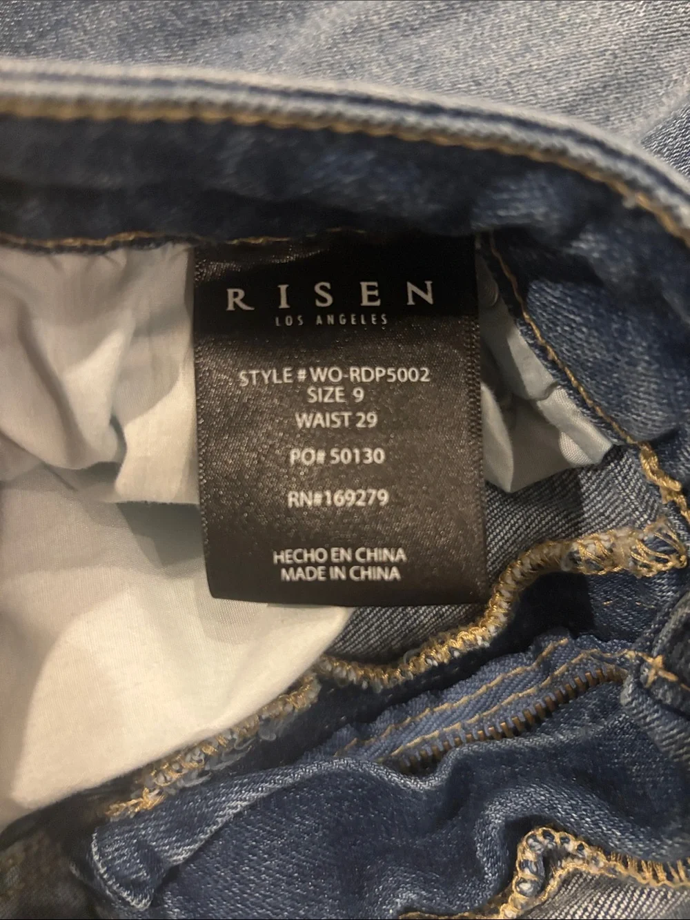 Risen Jeans euc size