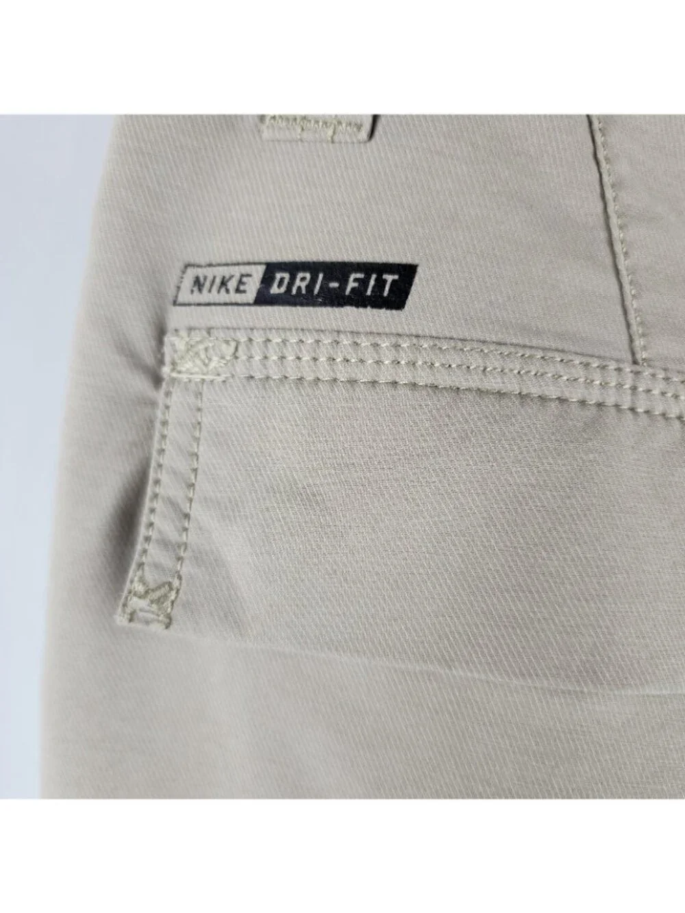 Hurley Nike Shorts Mens 32x11 Tan Cargo Dri-Fit