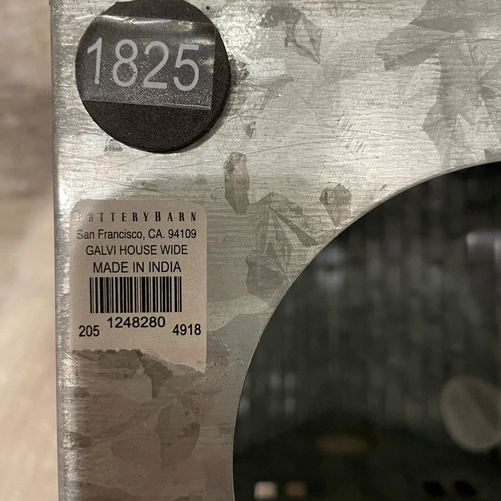 ❤️ POTTERY BARN GALVANIZED MILL HOUSE NEW HOLIDAY