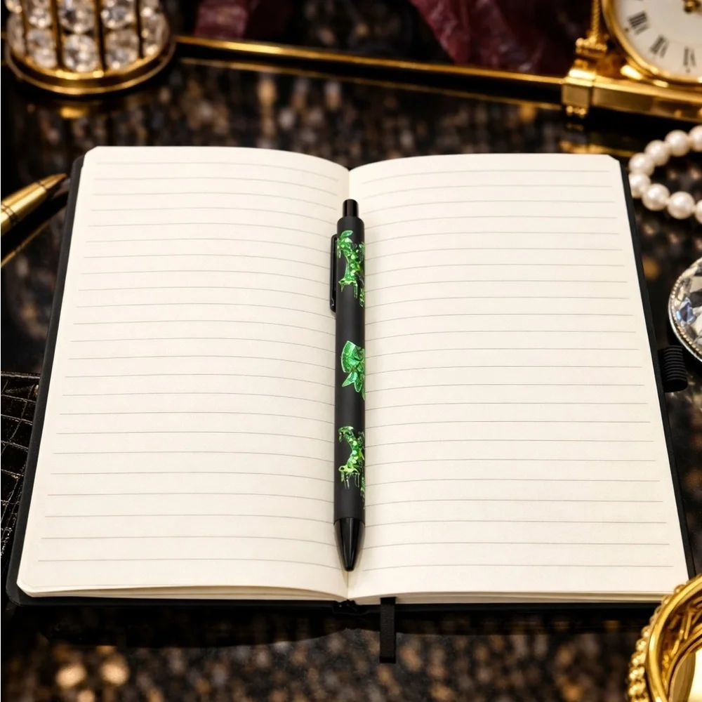 Handmade black matching pen