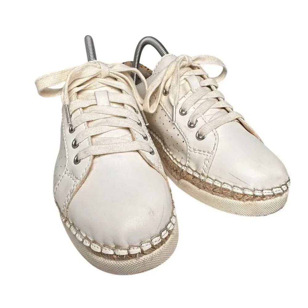 Dolce Vita Morris Espadrille‎ Sneaker Ivory Sz 8.5