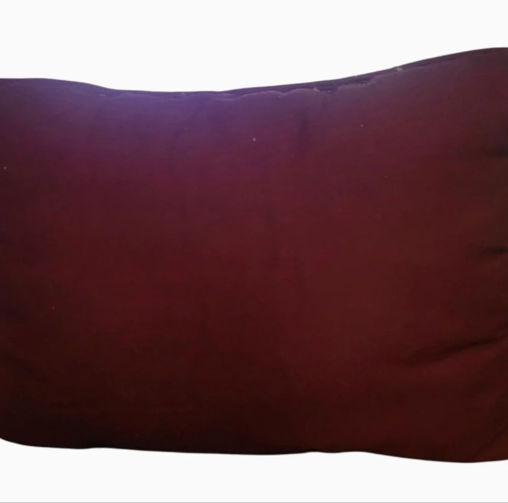 Christmas Bears Pillow Tapestry Burgundy Needlework Design Holiday Decor 16 X 12