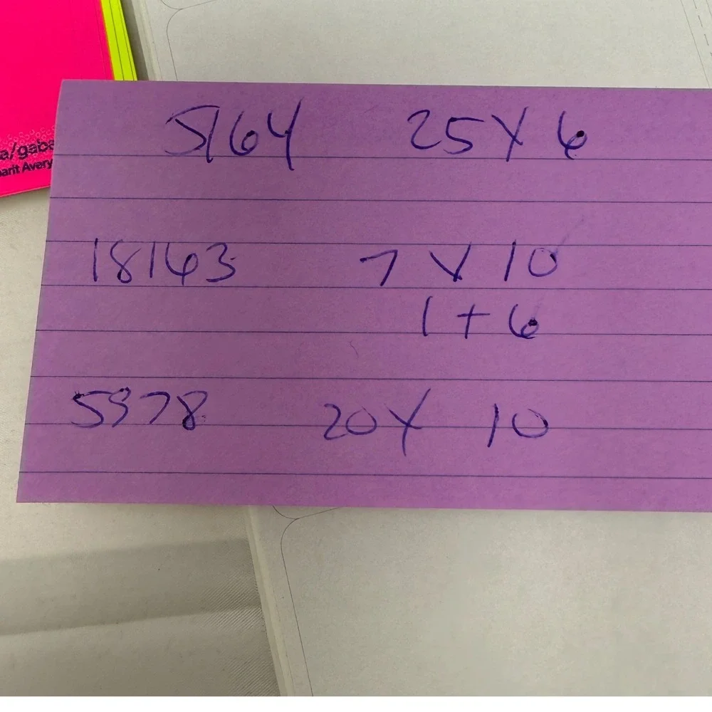 Avery shipping label