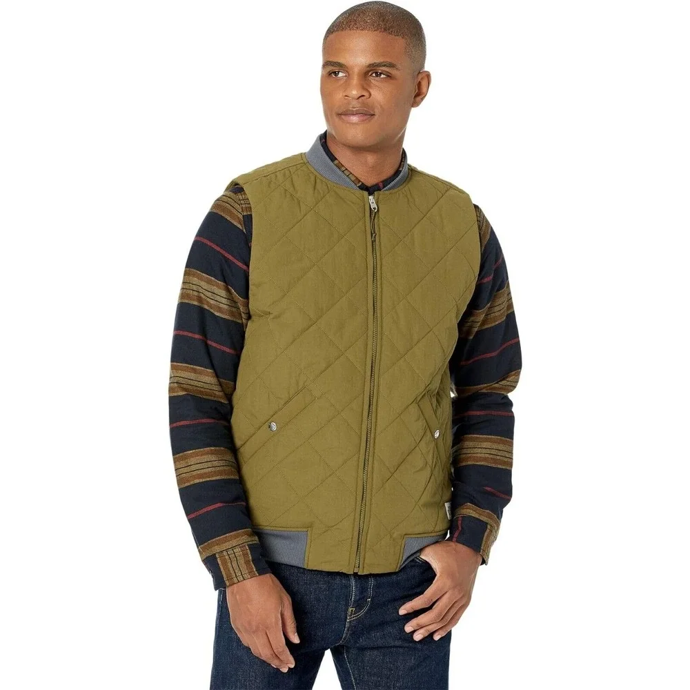 The‎ North Face Cuchillo Insulated Vest Military Olive green brown Size Medium