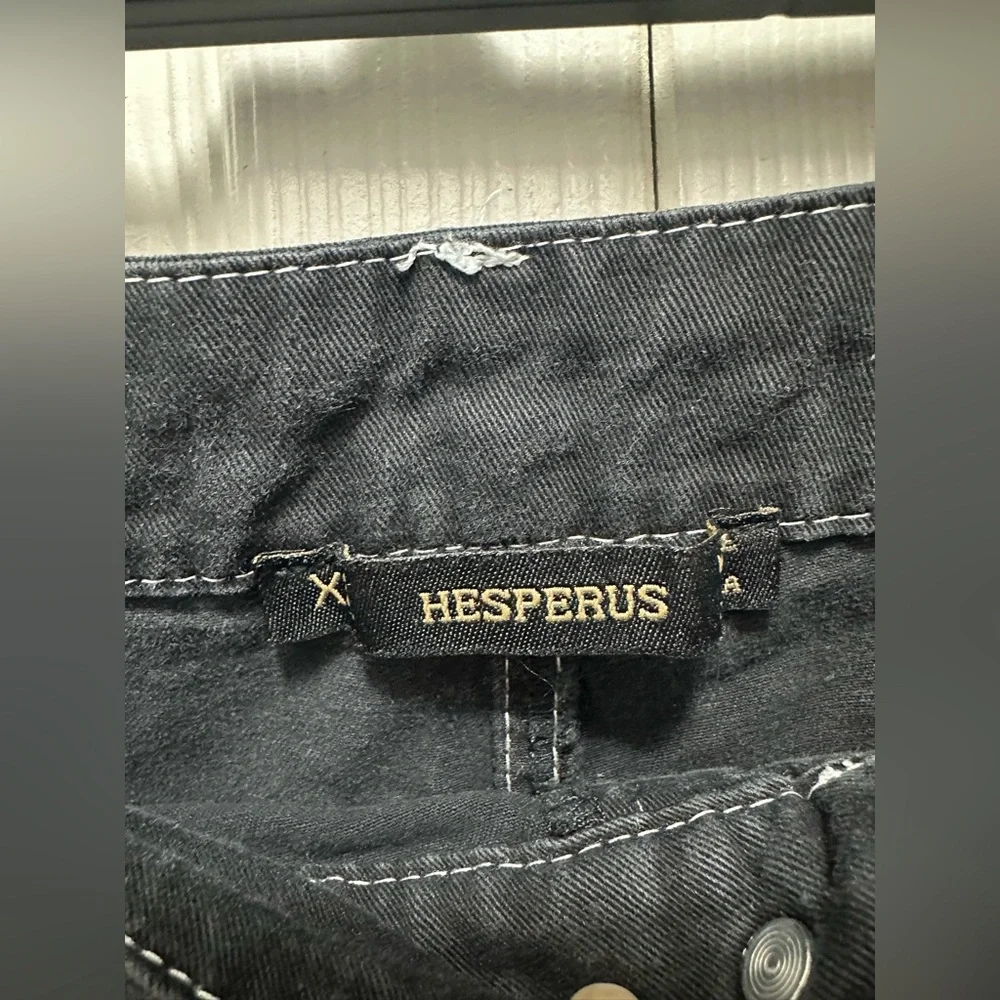 Men's‎ Dark Cargo Pants with Contrast Stitching