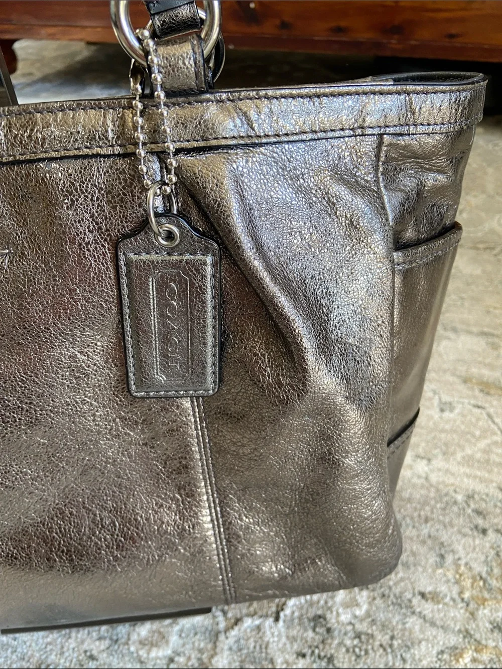 Coach shoulder tote