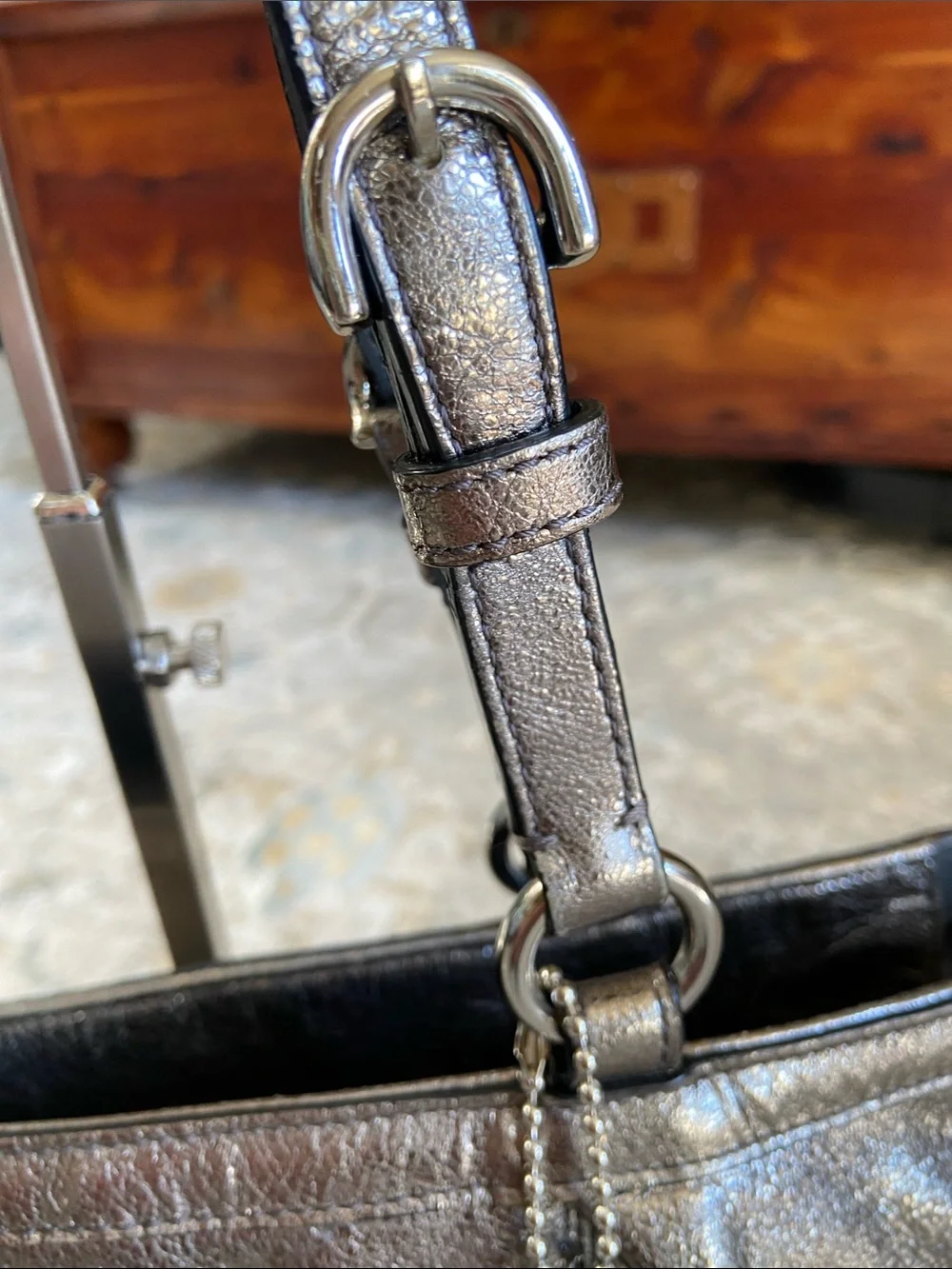 Coach shoulder tote