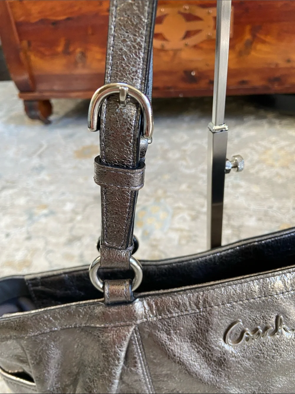 Coach shoulder tote