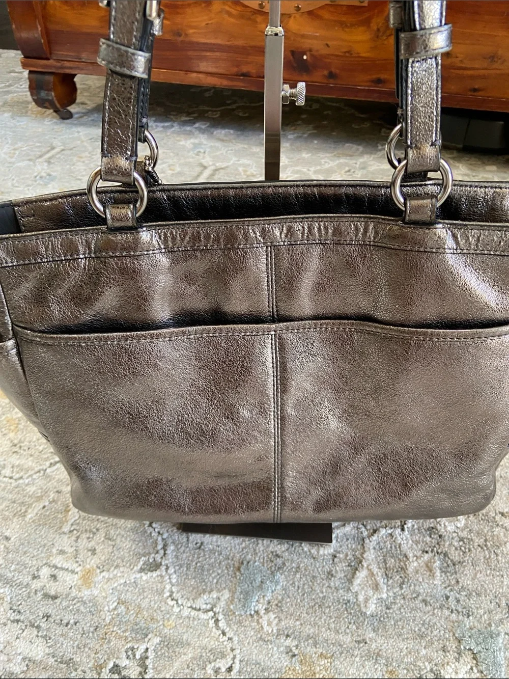 Coach shoulder tote