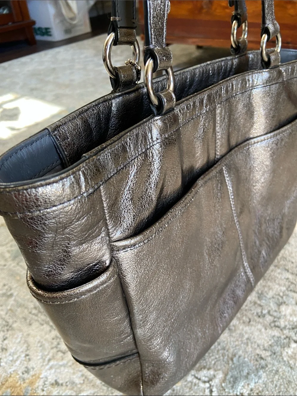 Coach shoulder tote