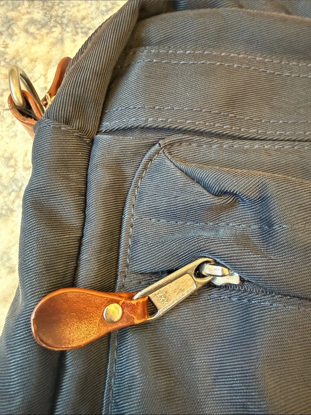J. Crew navy laptop