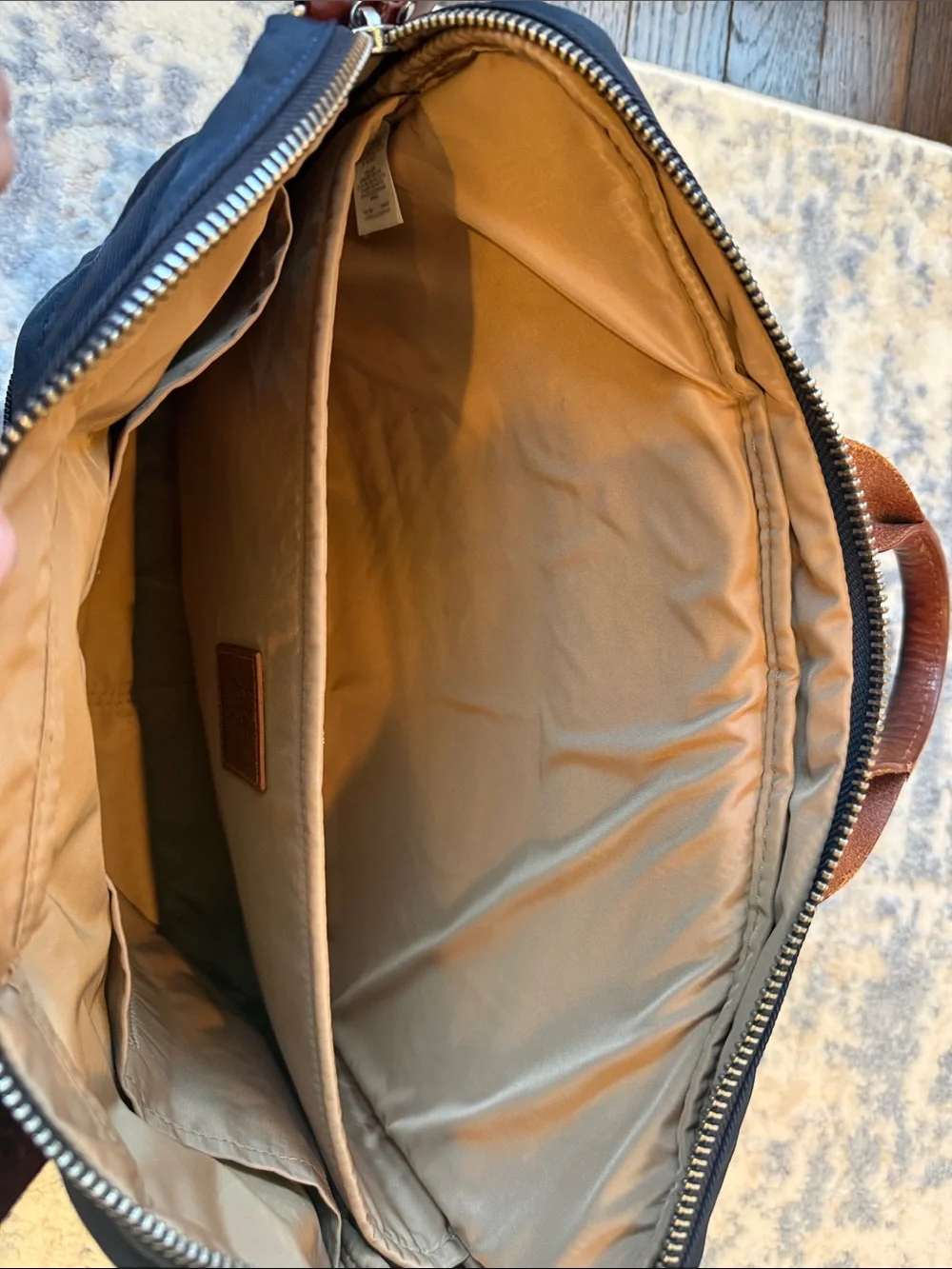 J. Crew navy laptop