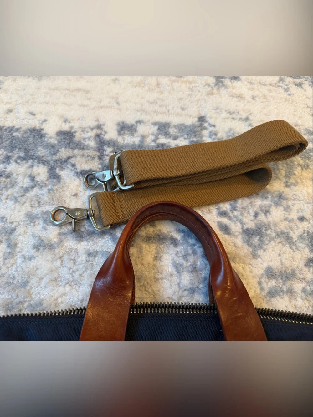 J. Crew navy laptop