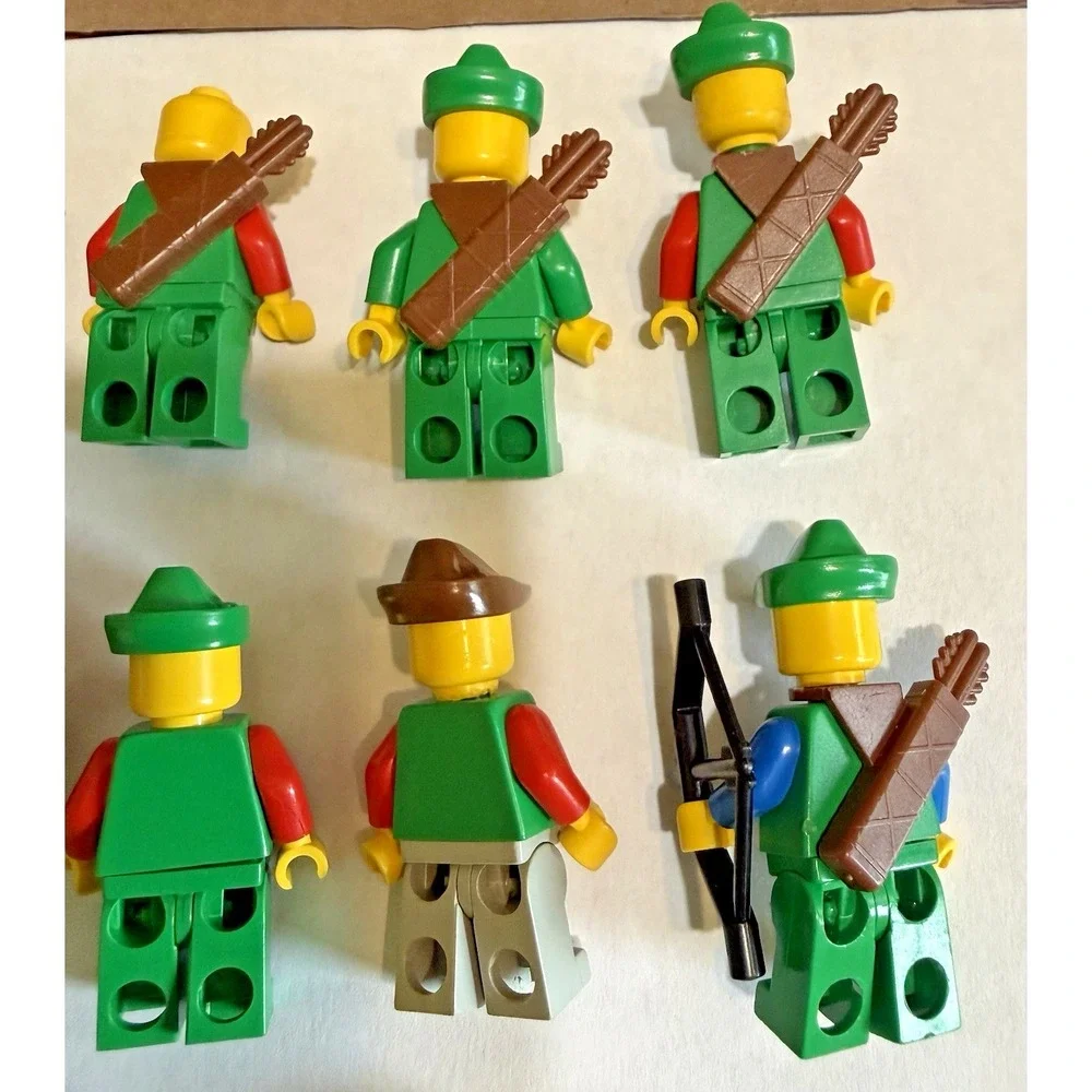 Lego 6071 Forestmen's‎ Crossing Forestwoman Minifigures Only Lot 1990