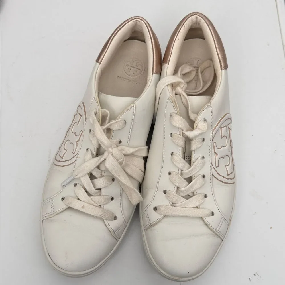 Tory Burch whith rose gold leather 7