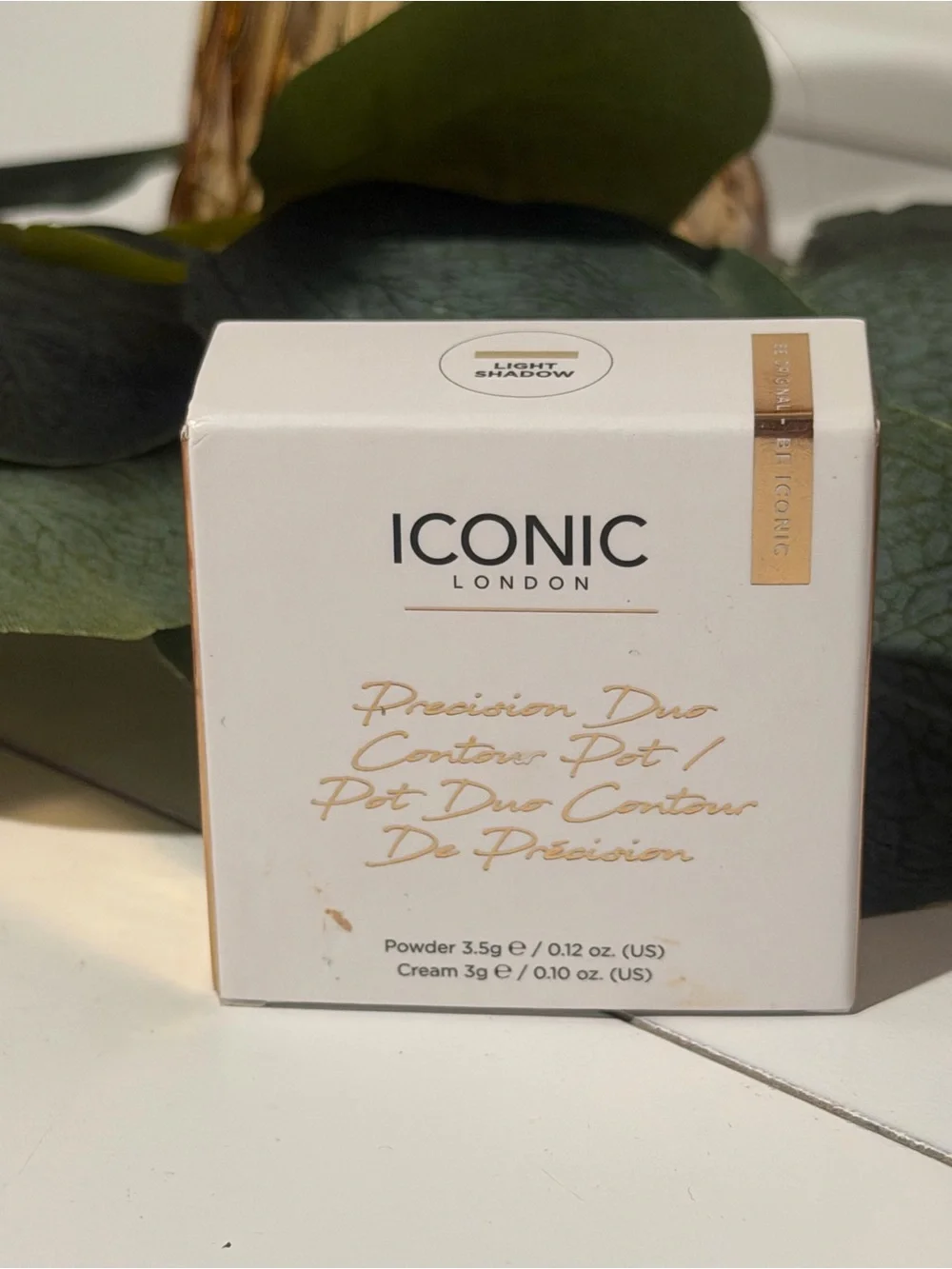 ICONIC London Precision Duo Contour Pot - White & Gold Accents