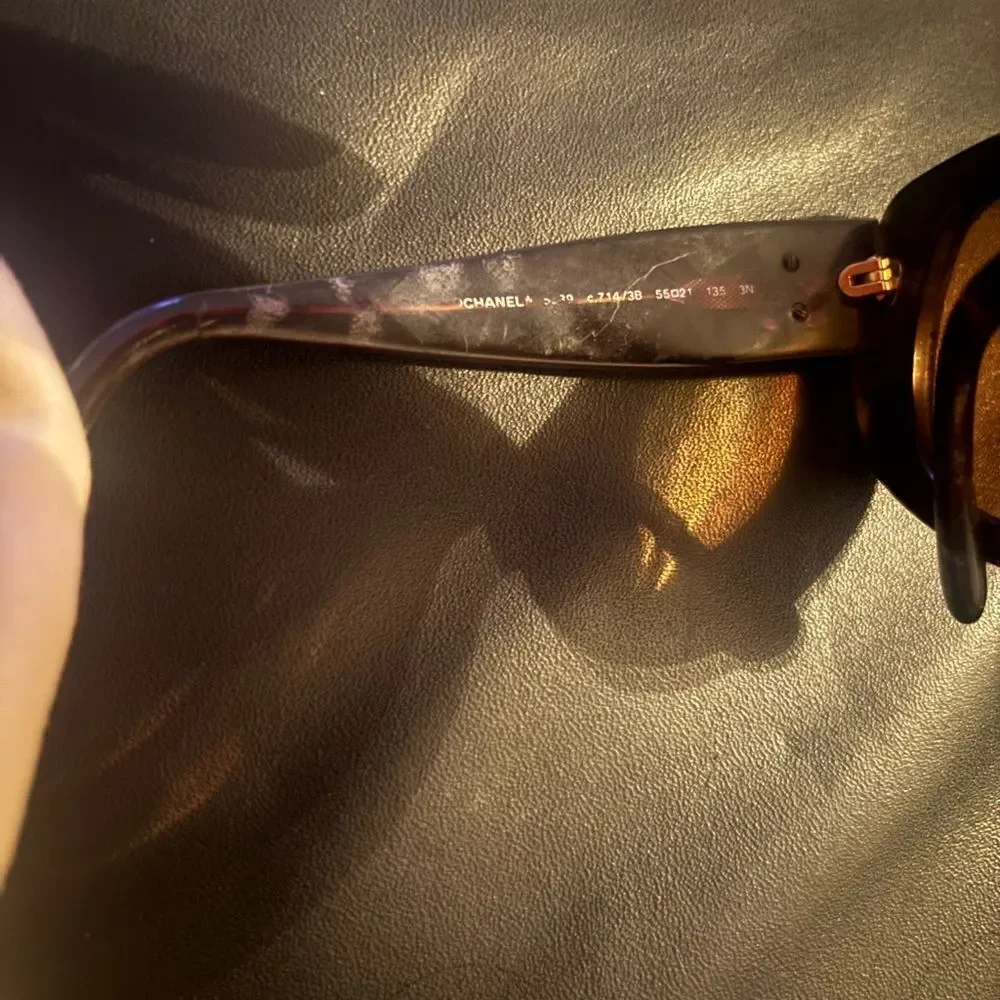 Chanel logo dress glasses vintage gold cc sunglasses accessory eyewear