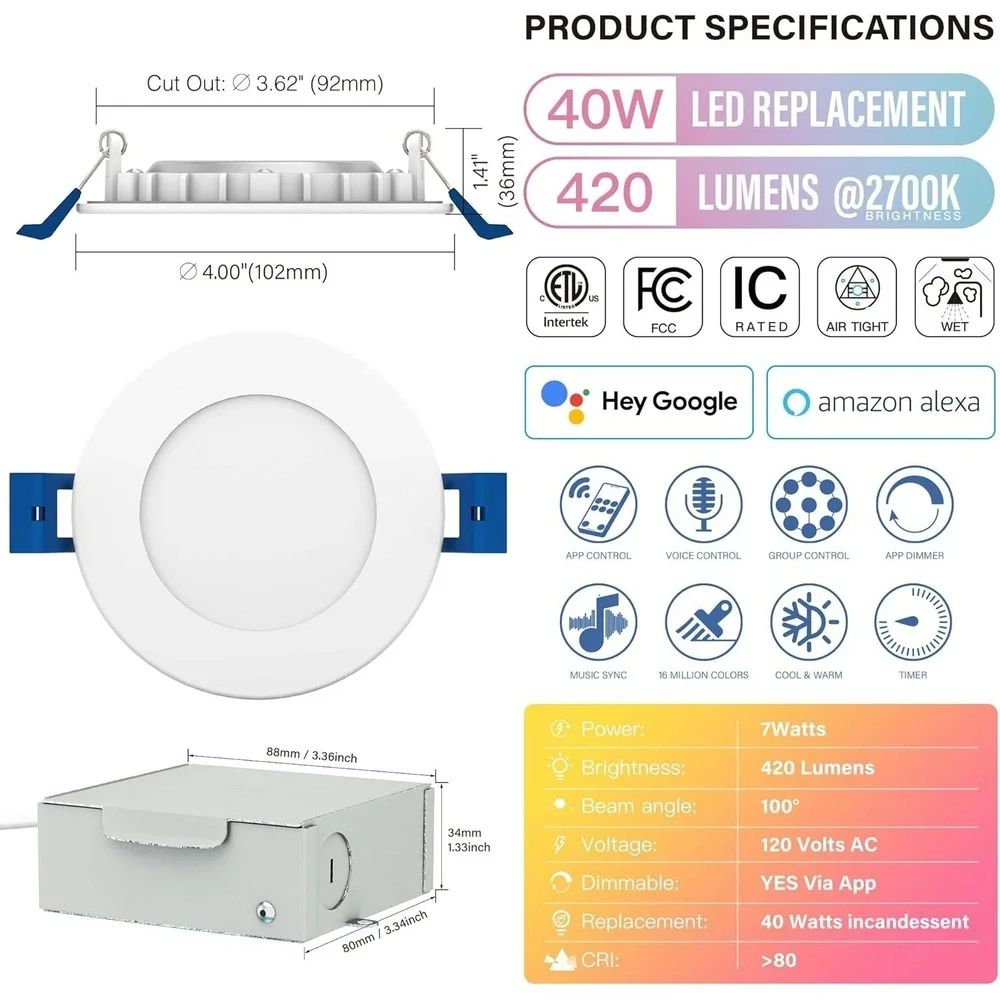 JULLISON led recessed