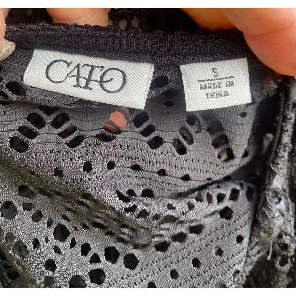 Cato black lace