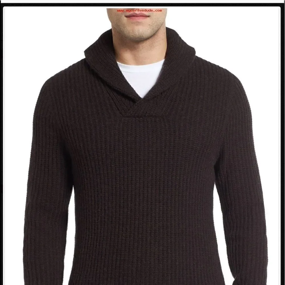 COPY - 🎅🎁 Lanai Cashmere/Wool Dark Brown Sweater