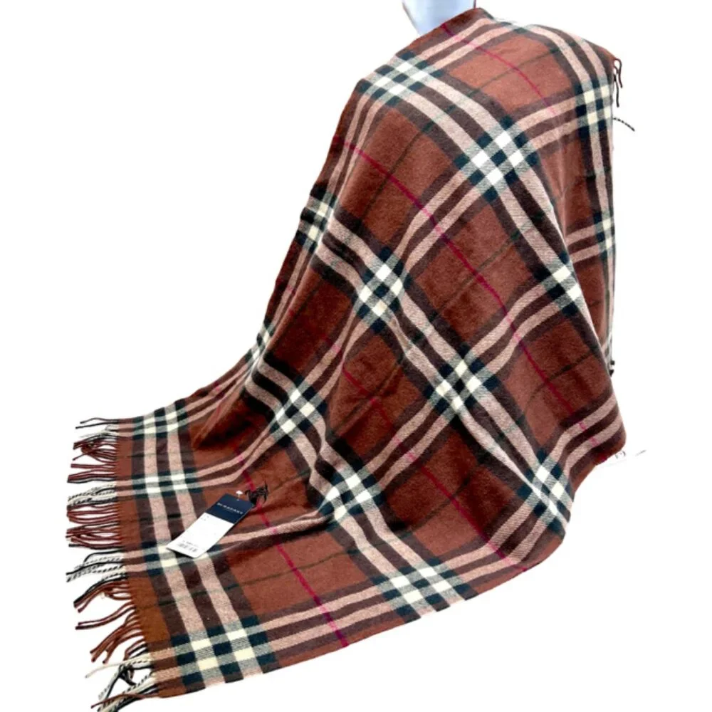 Burberrys fall fringed red