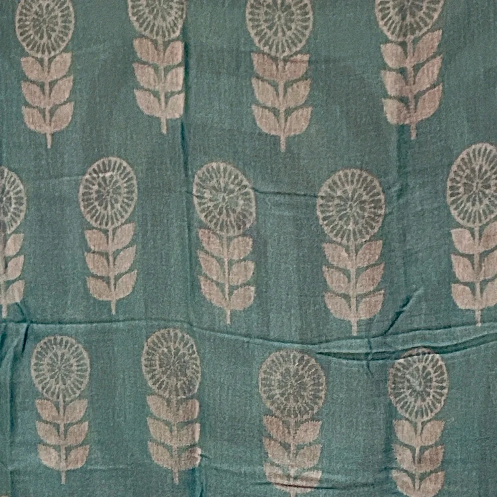Modern Blues Towel Travel Blanket Wrap FLiPSiDE 2 Side Woven Organic Cotton NEW