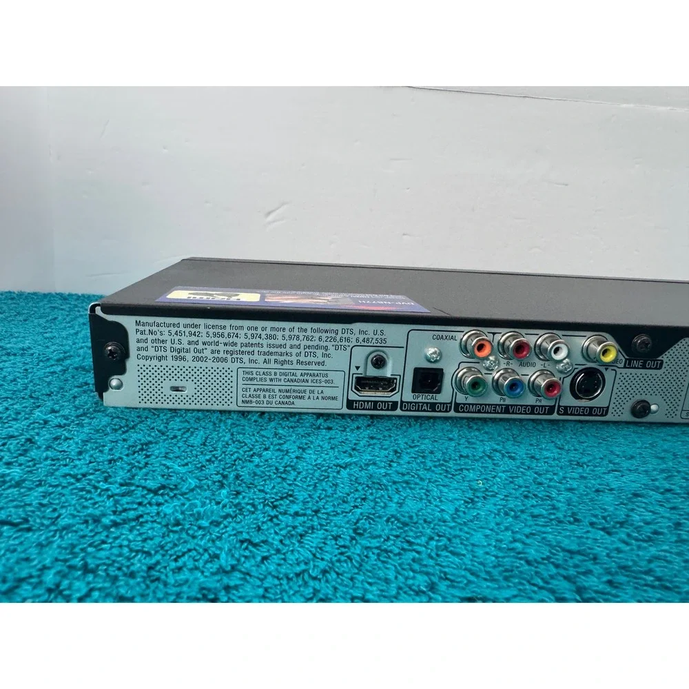 Sony DVP-NS77H DVD Player 1080p Upscaling HDMI Precision Cinema Progressive