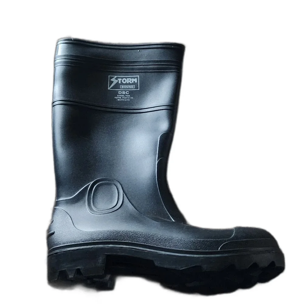 Storm Midnight Black Waterproof Boots size 8