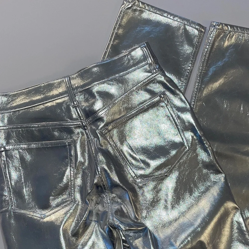 NWT gap metallic straight leg jeans | 6