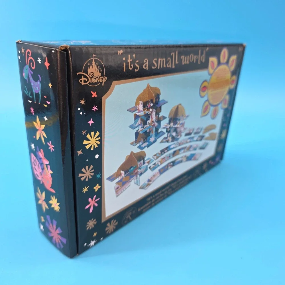 Disney It's a Small World Game Card Set Building Structure Toy Ages 6+