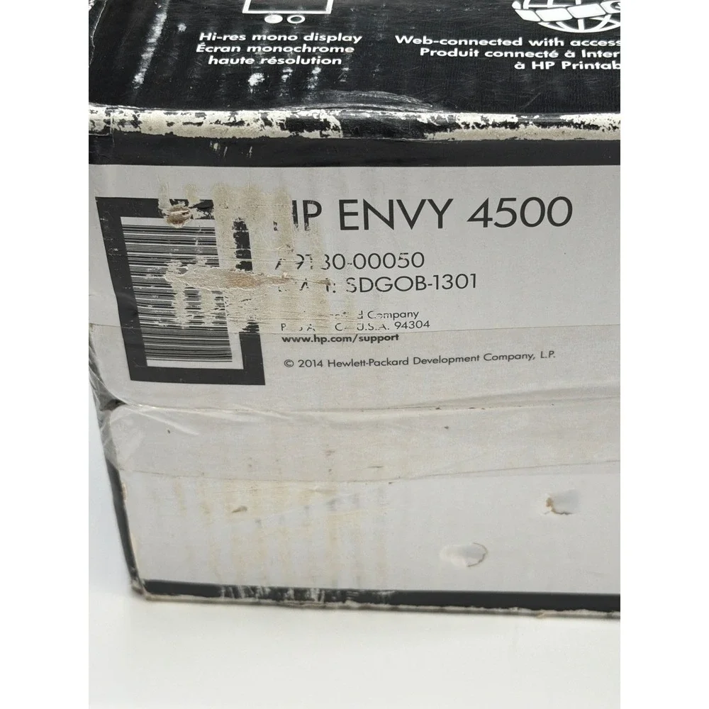 HP ENVY 4500 All-in-One Wireless Printer‎ Scanner Copier Photo Mint condition