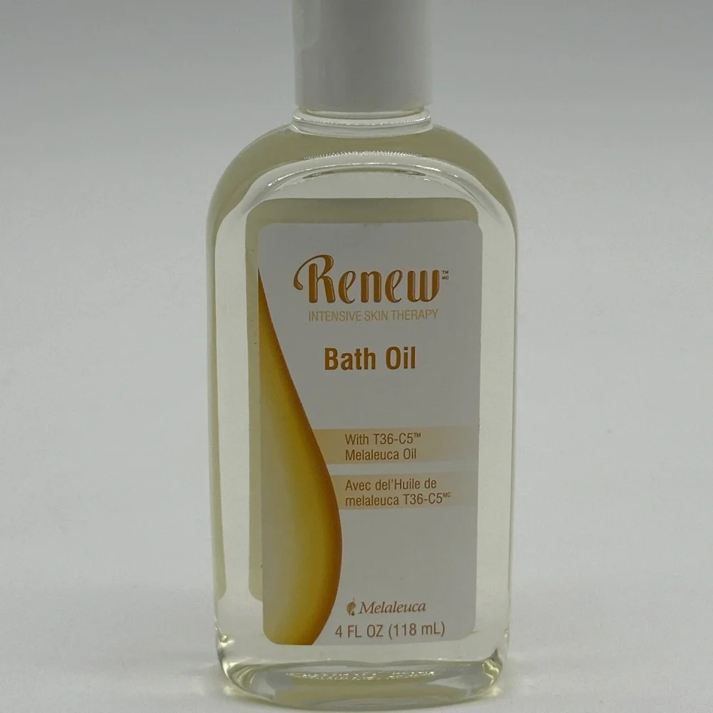 Melaleuca Renew Intensive Skin‎ Therapy Bath Oil 4oz w/ Melaleuca Tea Tree Oil