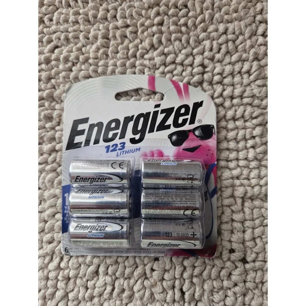 Energizer Lithium 123 Batteries, 6 Count